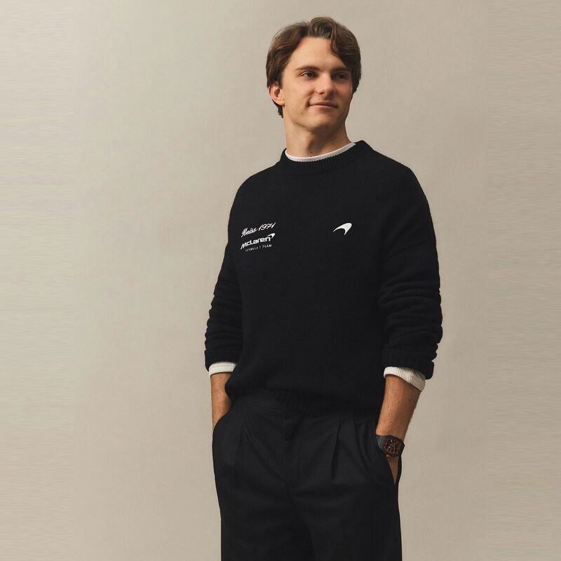 MCL LS MENS MADDOX MERINO JUMPER - Black