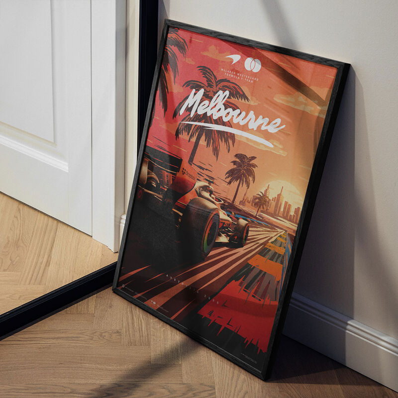 MCL FW AUS GP 2026 POSTER - Papaya