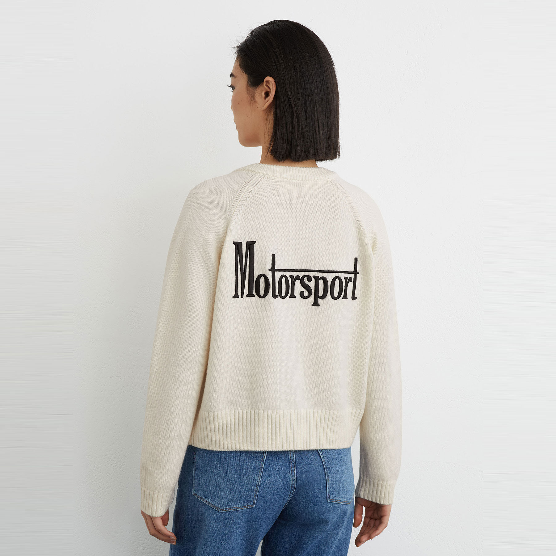 Reiss Louise Cropped Cardigan white | McLaren Racing | Official Store