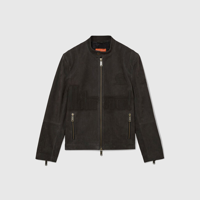 MCL LS MENS GRAVIX SUEDE JACKET - Steel Grey