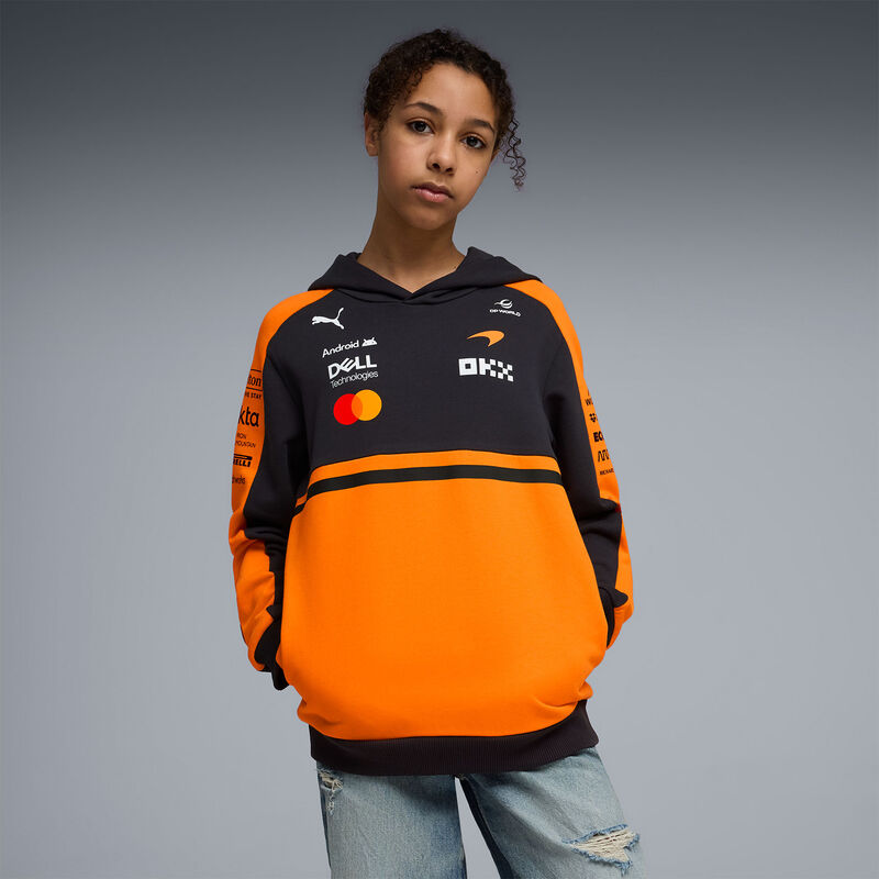 McLaren RP KIDs Hoodie - Papaya