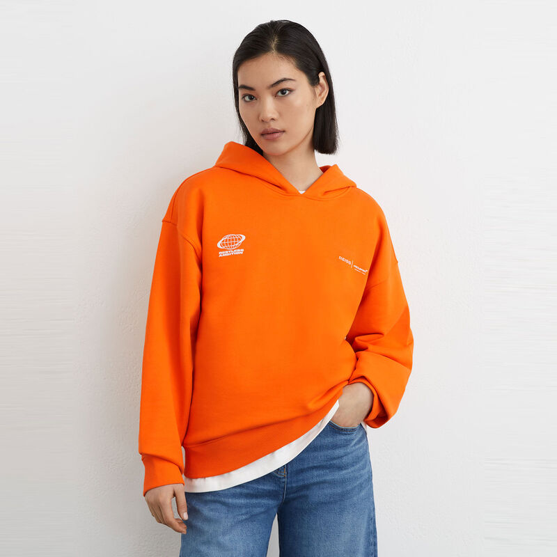 MCL LS MENS ROWAN HOODIE - Papaya Orange