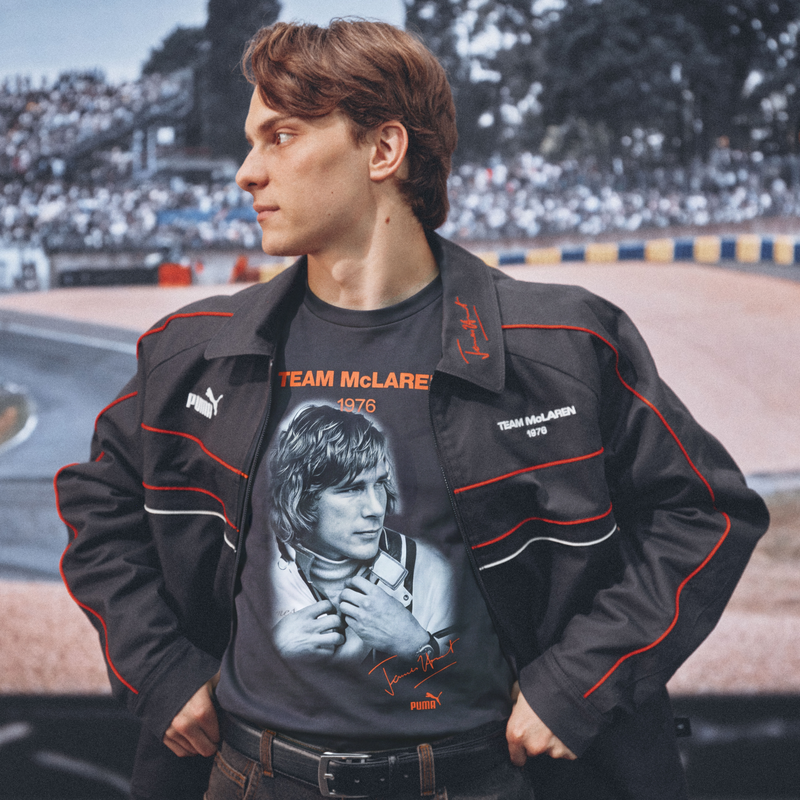 ML LS James Hunt Tee1 - Titan Black