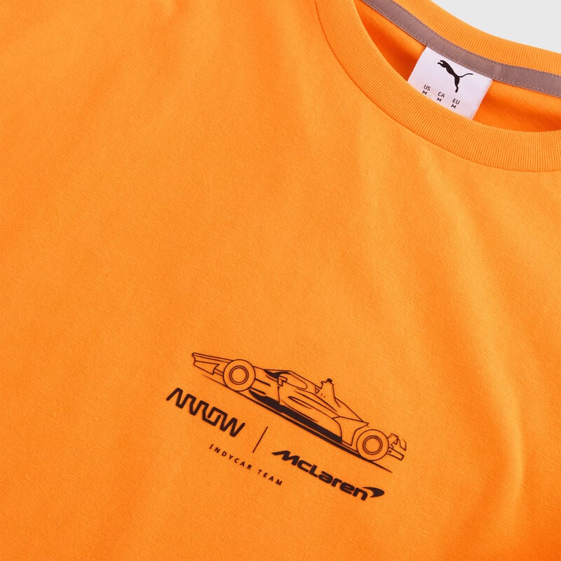 ML LS Indycar Tee - Papaya