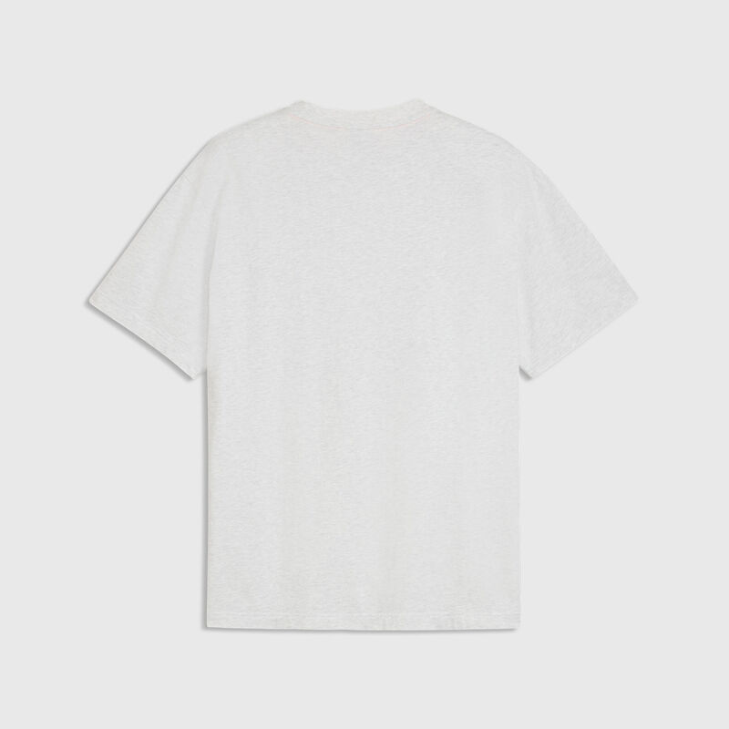 ML LS Graphic Tee 2 - White Glow Heather