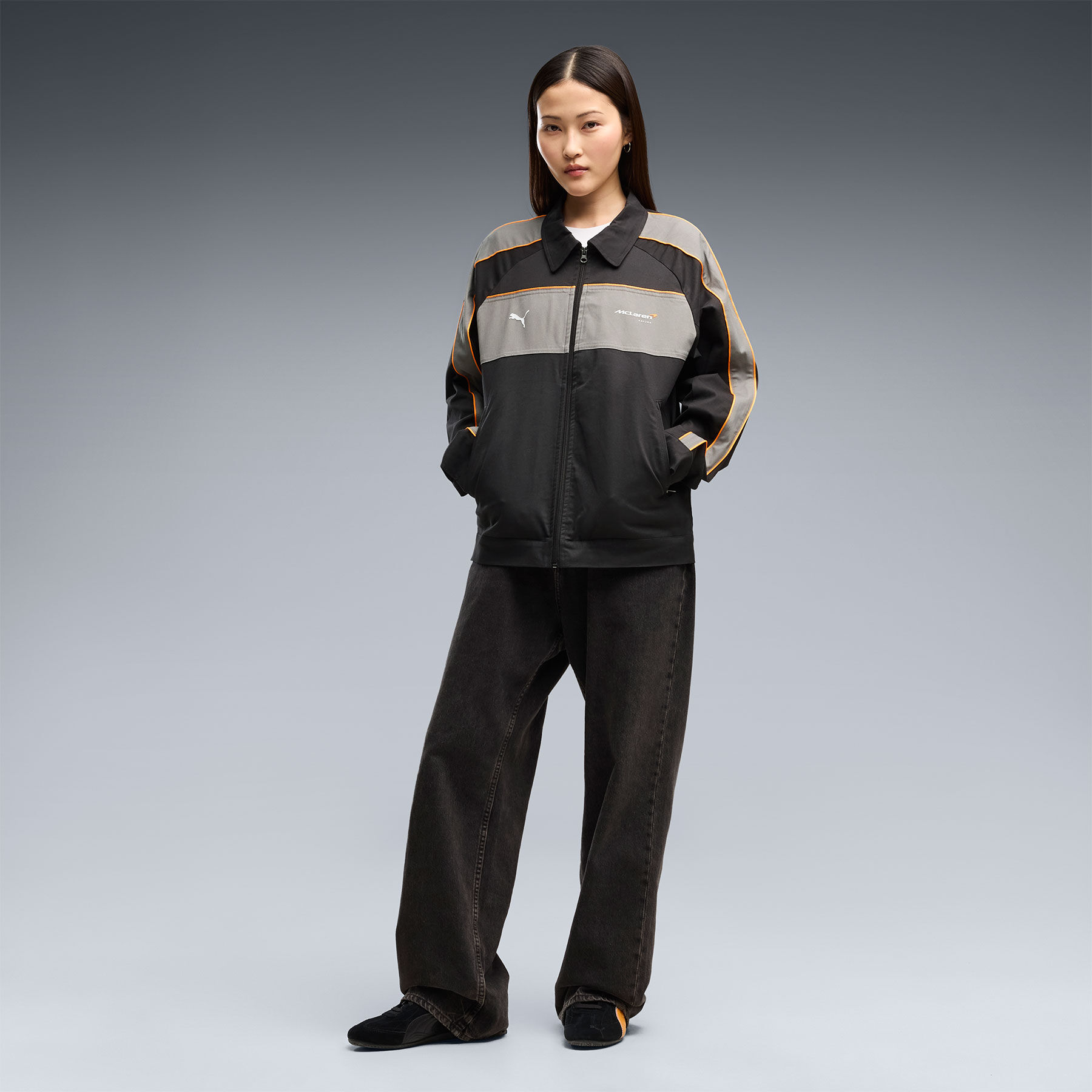 PUMA T7 Jacket blackmarble | McLaren Racing | Official Store