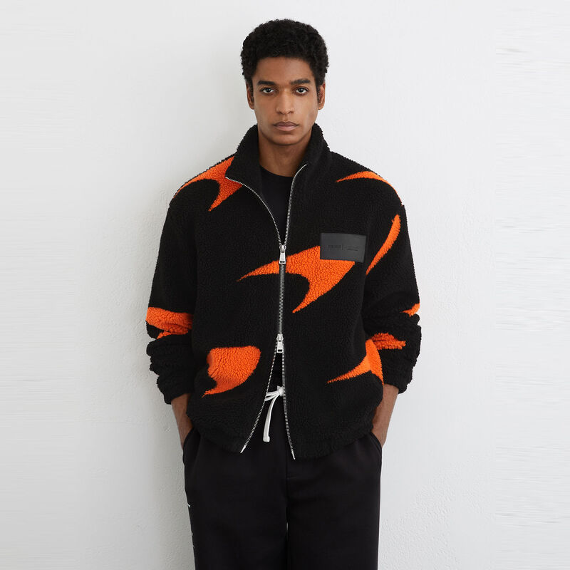 MCL LS MENS KING FLEECE JACKET - Black