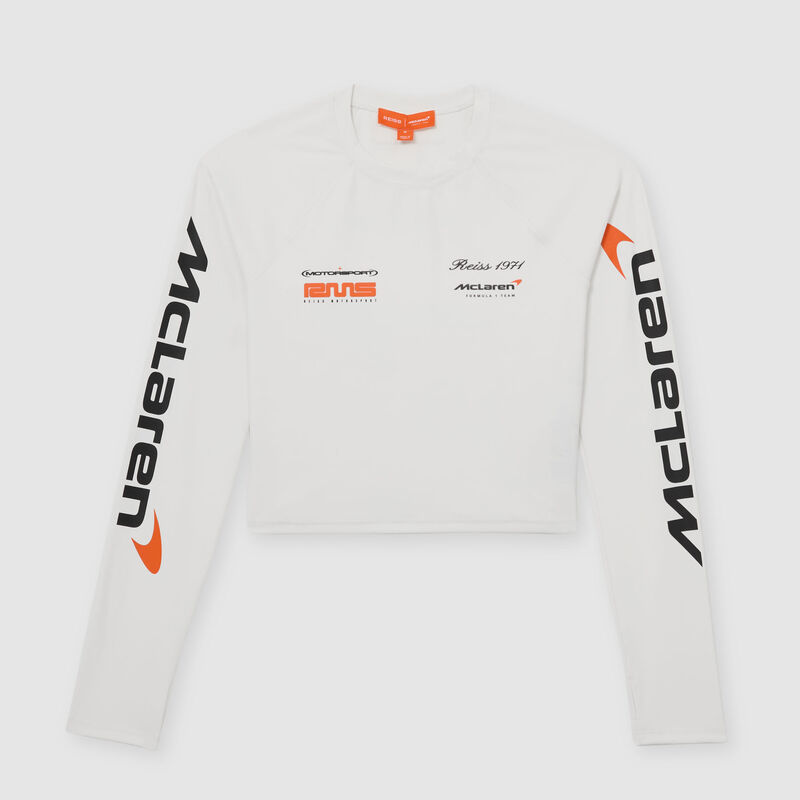 MCL LS WMNS MAXINE LN LS TOP - White