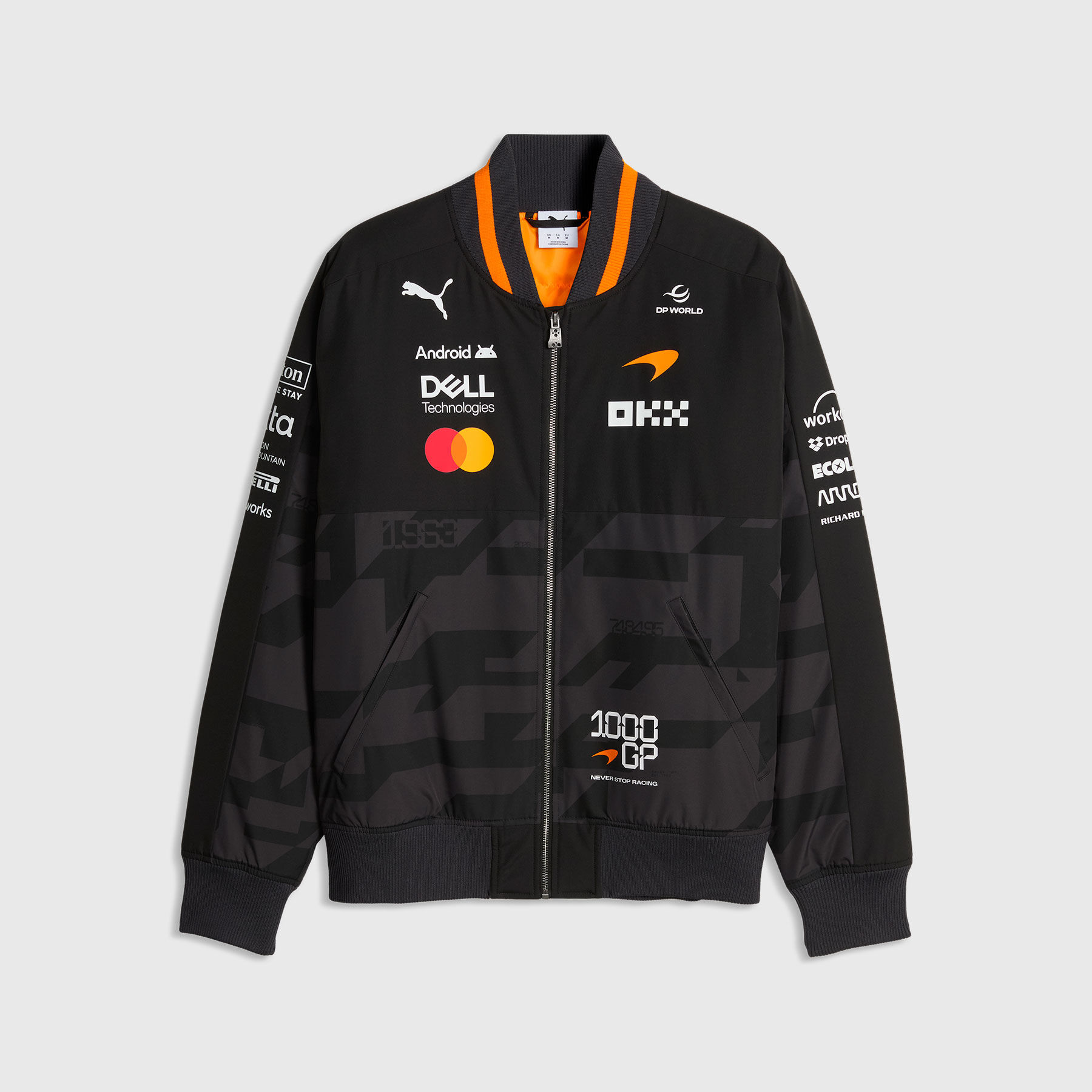 PUMA 2026 Team 1000th GP Bomber Jacket pumablack | McLaren Racing