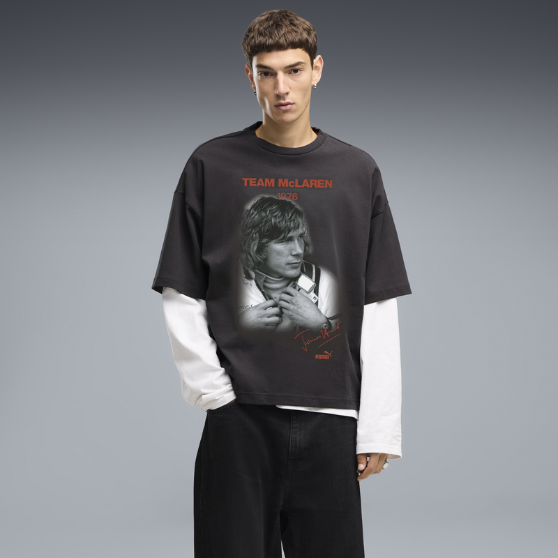 ML LS James Hunt Tee1 - Titan Black