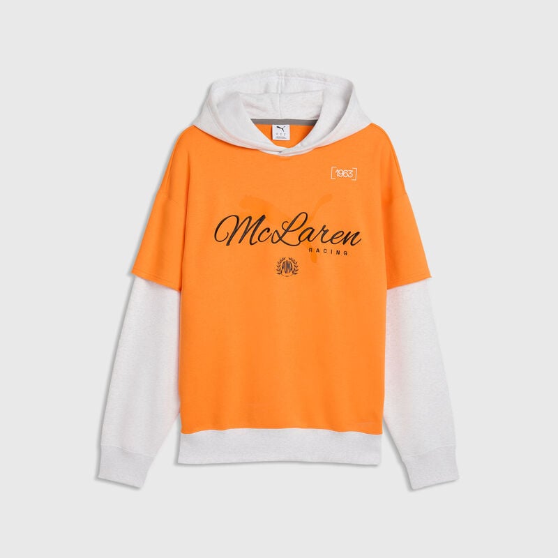 ML LS Racing Hoodie - Papaya