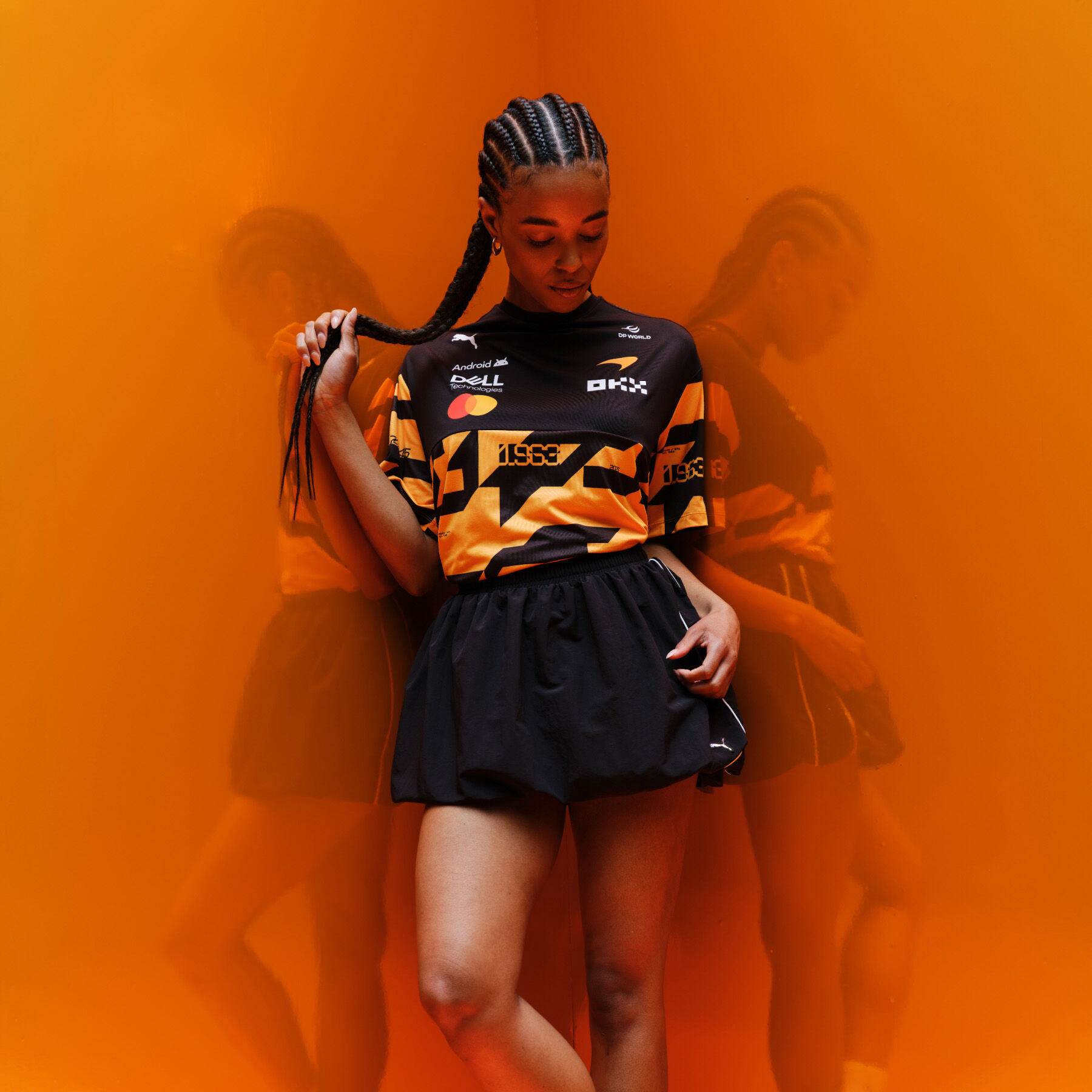 PUMA 2026 Team 1000th GP T-shirt papaya | McLaren Racing