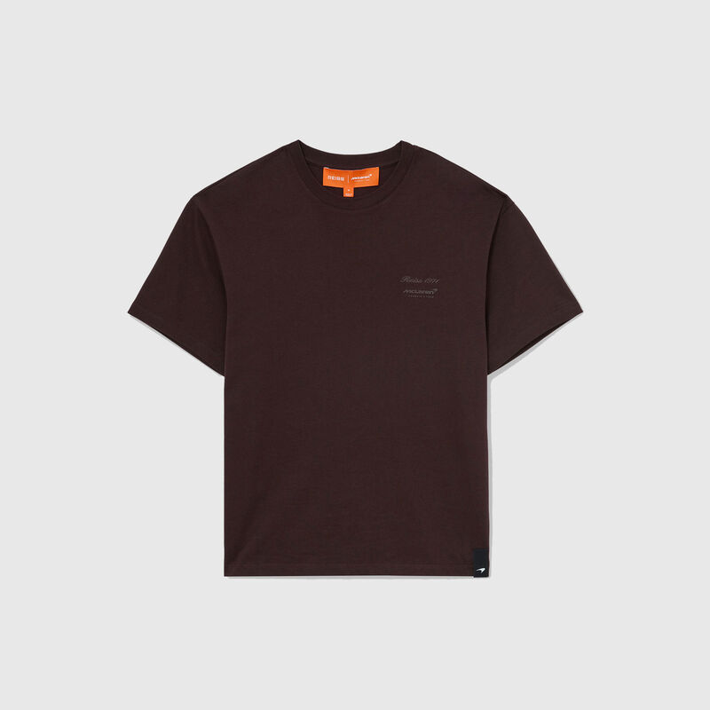 MCL LS MENS STIRLING PRINTED TEE - Chocolate Brown