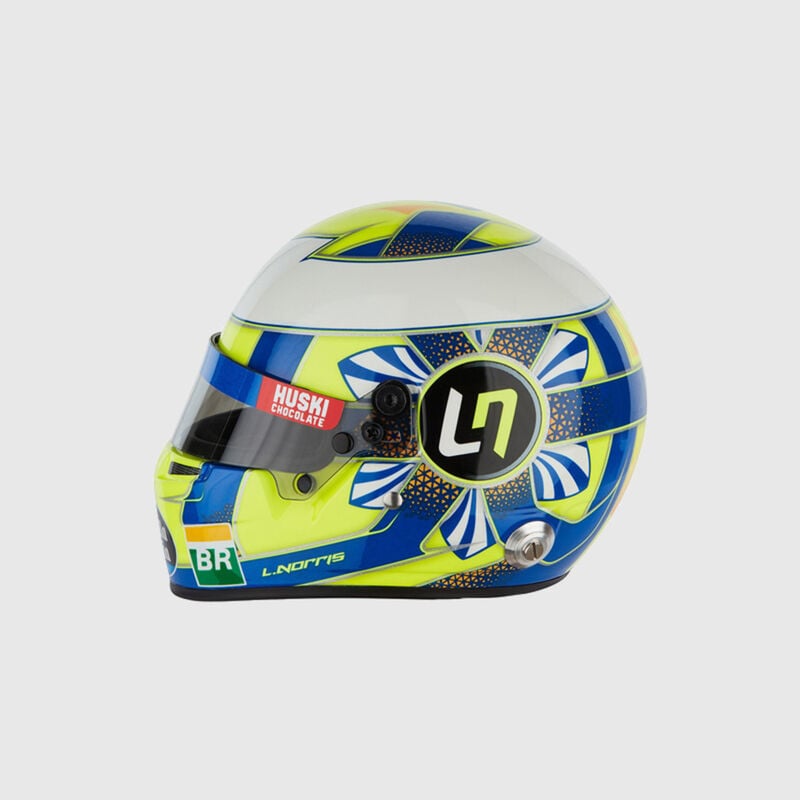 MCLAREN LANDO NORRIS SCALE HELMET - yellow