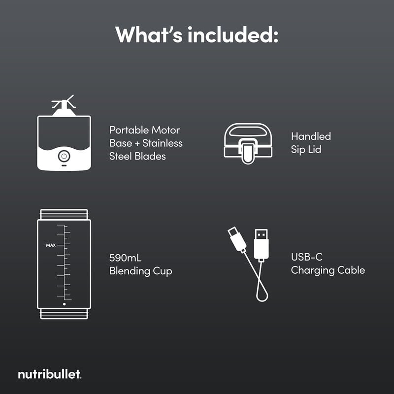 Nutribullet Portable Blender - Black