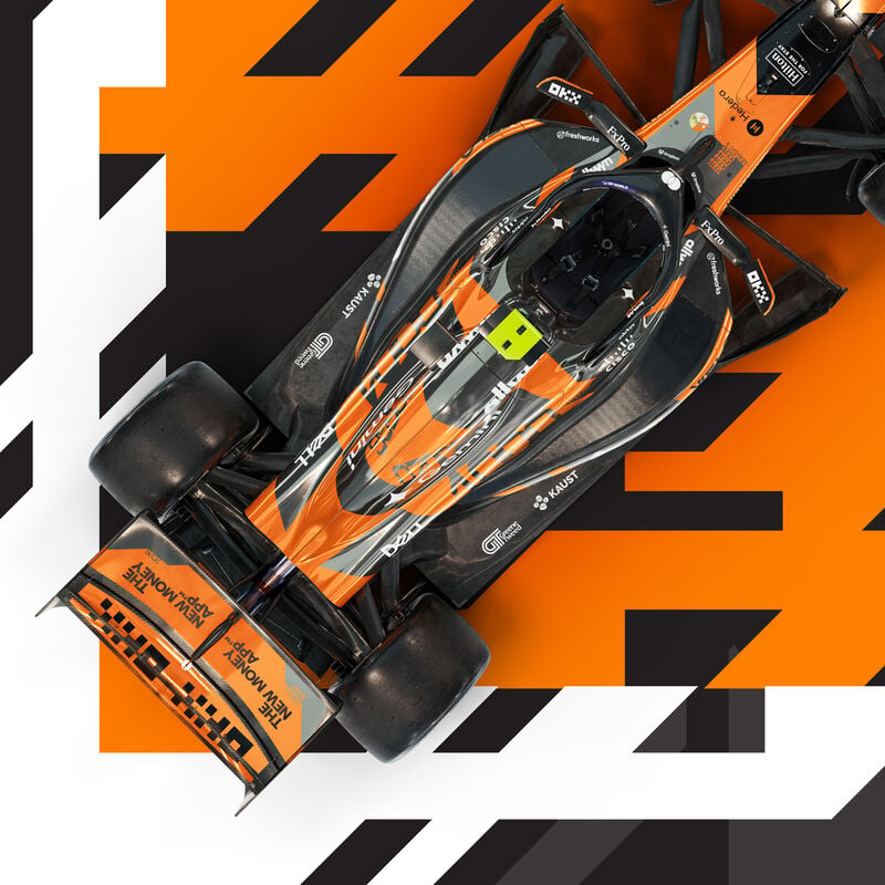 1000th GP Monaco Special Livery Poster - Multicolour