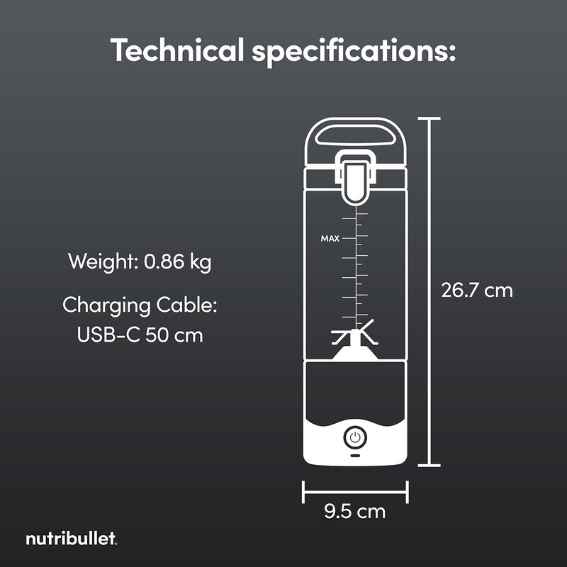 Nutribullet Portable Blender - Papaya